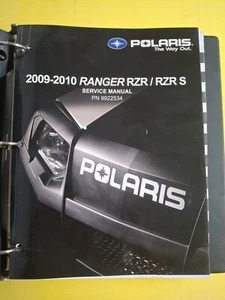 2009-2010 Polaris OEM Ranger RZR/RZR S Service Manual P/N 9922534 - Picture 1 of 4