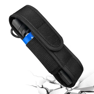 Bolsa Linterna Portátil LED Antorcha Caza Camping Nylon Cubierta Protectora - Imagen 1 de 7