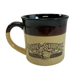 Vintage Hardee's Rise and Shine Homemade Biscuits Ceramic Coffee Mug Cup 1986 - Picture 1 of 5
