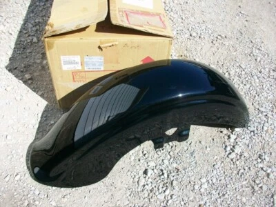 OEM! Brand New! 2008 Kawasaki Vulcan 1600 Nomad VN1600D Black Front Fender Foto 1 de 4