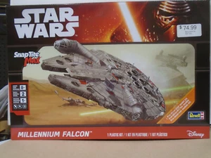 Revell #1822 Snap Star Wars Millennium Falcon Plastic Model Kit New Sealed BOX - Picture 1 of 2