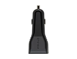 OtterBox Dual Port USB-A / USB-C Car Charger - Black - Picture 1 of 4