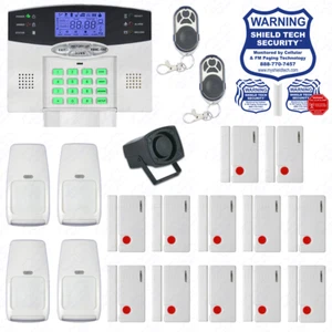 DRAHTLOSES HEIMSICHERHEITSSYSTEM LCD EINBRECHER HAUSALARM VOIP TELEFONLEITUNG WÄHLSCHEIBE FJ - Bild 1 von 10