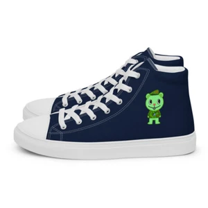 Happy Tree Friends Flippy Flippy Azul Marino Personalizados Top Alto Zapatos de Lona Talla 5-13 - Imagen 1 de 154