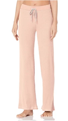  P.J. Salvage Textured Basics Knit Pull On Loungewear Pants Blush Large L - Image 1 of 4