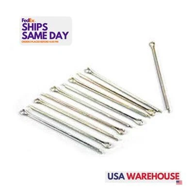 Wilwood 180-0055, Set of 10 Zinc Steel Cotter Pin Kit 1/8 X 3.0In D/L & D/L Sgl  - Image 1 of 4