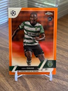 Dario Essugo 2022-23 Topps Chrome UCC UEFA #155 orange Refractor /25 Rookie RC - Picture 1 of 2