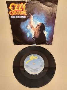 OZZY OSBOURNE Bark At The Moon 1983 UK 7" VINYL SINGLE IN PICTURE SLEEVE - Picture 1 of 2