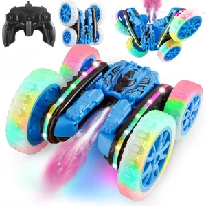 Remote Control Stunt Car - 4WD 360° Rotation Double-Sided Flipping and Spinning - Bild 1 von 9