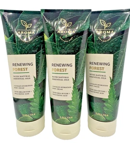 Bath & Body Works 3er-Set Aroma erneuernde Waldsalbei Zedernholz Creme Lotion 8 Oz. - Bild 1 von 2