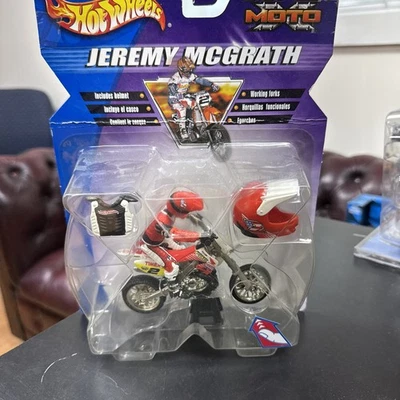 Hot Wheels Super Moto Джереми Макграт #2 Honda мотокросс фигурка - новый - Изображение 1 из 4