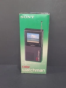 Vintage Sony Color Watchman FDL-310 Portable LCD Television (POWERS ON AS-IS) - Picture 1 of 6