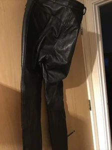 Protective Cowhide Leather Trousers - Picture 1 of 7