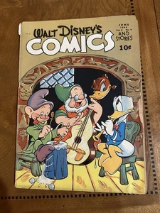 Walt Disney's Comics and Stories Vol 4 No 9 Donald Duck 1944 June - Picture 1 of 3