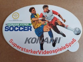 Nintendo NES Konami Hyper Soccer Sticker Aufkleber Werbemittel wie NEU