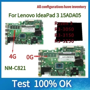  NM-C821 für Lenovo IdeaPad 3-15ADA05 Mainboard R3/R5/R7 CPU 4GB RAM Test OK - Bild 1 von 2