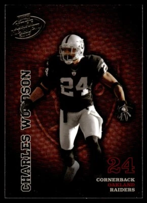 2003 Playoff Hogg Heaven #106 Charles Woodson - Oakland Raiders - HOF - Image 1 of 2