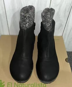 El Naturalista Women's Warao Pleasant Black Boots Size 40 EU New Shoes - Picture 1 of 7