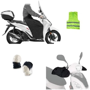 PER HONDA FORESIGHT 250 COPERTA TERMICA IMBOTTITA+COPRIMANI IN NEOPRENE PER SC - Foto 1 di 7