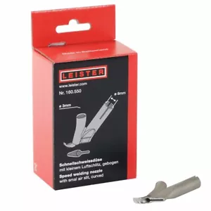 Ugello per saldatura Leister Speed (ø 8,0) profilo D ø 3 mm con fessura aria stretta 160.550 - Foto 1 di 4