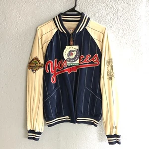 1996 Yankees World Series Cooperstown Mirage Reversible Varsity Jacket M NEW - Picture 1 of 4