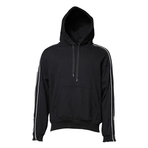 DOLCE & GABBANA Sweater Black Cotton Logo Hooded Sweatshirt IT50/US40/L 1350usd - Picture 1 of 9