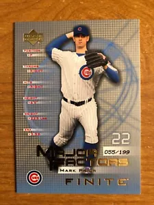 2003 UD Finite Major Factors Mark Prior Chicago Cubs 055/199 - Picture 1 of 1