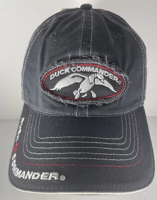 Gorra Pato Comandante Dinastía Pato Azul Marino Parche Andrajoso Envío Gratis Caza Nuevo con Etiquetas Foto 1 de 4