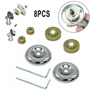8Pcs/Set Strimmer Brush Cutter Gearbox Blade Nut Metal Replacement Fixing - Picture 1 of 9