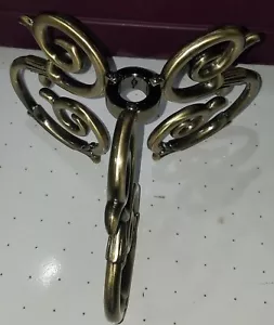 New Concord Decorative 7.5" Tall Ceiling Fan Scroll Kit Antique Brass AC-2000-AB - Picture 1 of 2