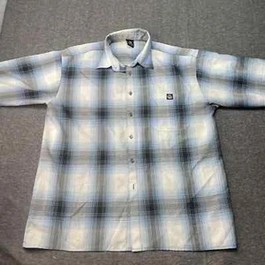 Vintage Lowrider Hemd Herren 2XL Knopfleiste Kurzarm kariert Freizeit California - Bild 1 von 13