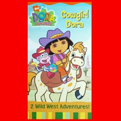 WATCH 📺 DORA THE EXPLORER ● Cowgirl Dora 📺 Nick Jr Wild West 2003 VHS Spanish - Image 1 of 4