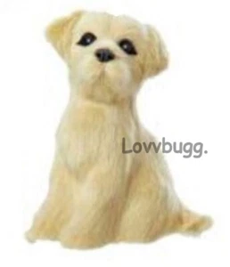 Golden Retriever Cane per American Girl 18" Bambola Pet +ADD-ON SPEDIZIONE GRATUITA! LOVVBUGG! - Foto 1 di 12