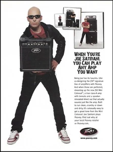 Joe Satriani 2007 Peavey JSX Signature Series guitar amp advertisement ad print - Picture 1 of 3