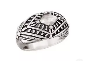 Silpada Regalia Sterling Silver 925 Etched Hammered Dome Ring Size 6 R32686 - Picture 1 of 7