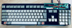 AMIGA 500 Tastaturtasten-Keycaps für Mitsumi Keyboard, 1 x Taste,Stempel,Feder