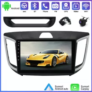 10" For Hyundai Creta ix25 2015-2019 Android 14 Apple Carplay Stereo Radio GPS - Picture 1 of 15
