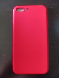 New TPU Silicone Case For Apple Iphone 7 Plus / 8 Plus Red - Photo 1 sur 1