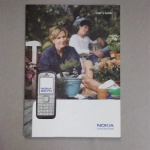 Vintage NOKIA 6070 MOBILE PHONE MANUAL USER GUIDE 2006 Mint Rare - Photo 1 sur 4