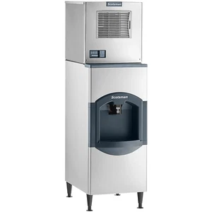 Scotsman Prodigy 22" Air Cooled Medium Cube Ice Machine w Dispenser - 356 lb. - Picture 1 of 6