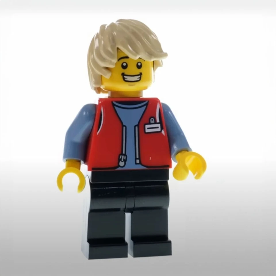 LEGO City Minifigure - Big Box Store Worker - Male - Minifigure 60440 - Image 1 of 1