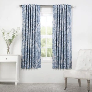 HPD Half Price Drapes Printed Room Darkening Curtains for Bedroom, Living Room - Picture 1 of 6