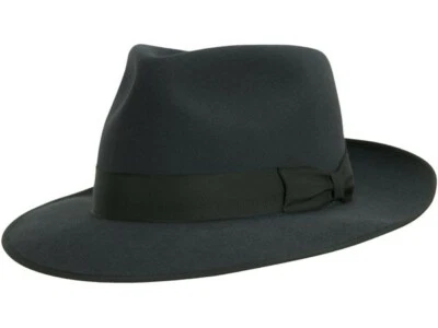 AKUBRA STYLEMASTER IMPERIAL FUR FEDORA HAT - Image 1 of 4