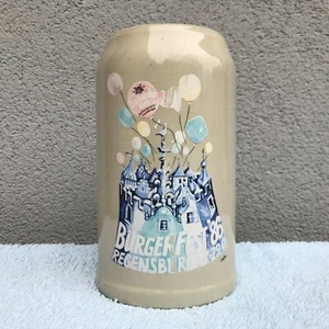 Bierkrug [7] # Maßkrug # Steinzeug # Brauerei Bischofshof, Regensburg - Bild 1 von 11