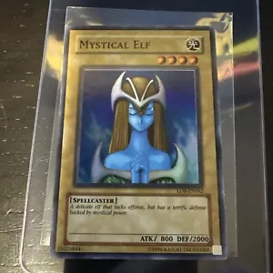 YUGIOH MYSTICAL ELF LOB-EN062 SUPER - Picture 1 of 5