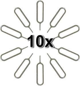10x Sim Card Tray Removal Ejector Pin Tool Cell Phone Universal Brand New 10 pcs