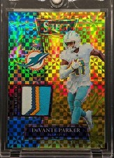DEVANTE PARKER 2021 Select Gold Checker Power Prizm Nasty 4 Color Patch SSP /10