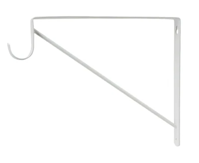 8PK Everbilt Heavy-Duty Closet Shelf Support "L" Brackets with Rod Holder 14317 - Image 1 of 2