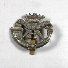 British Army  WWI / WWII "Duke of Cornwall's Light Infantry" Cap Badge
