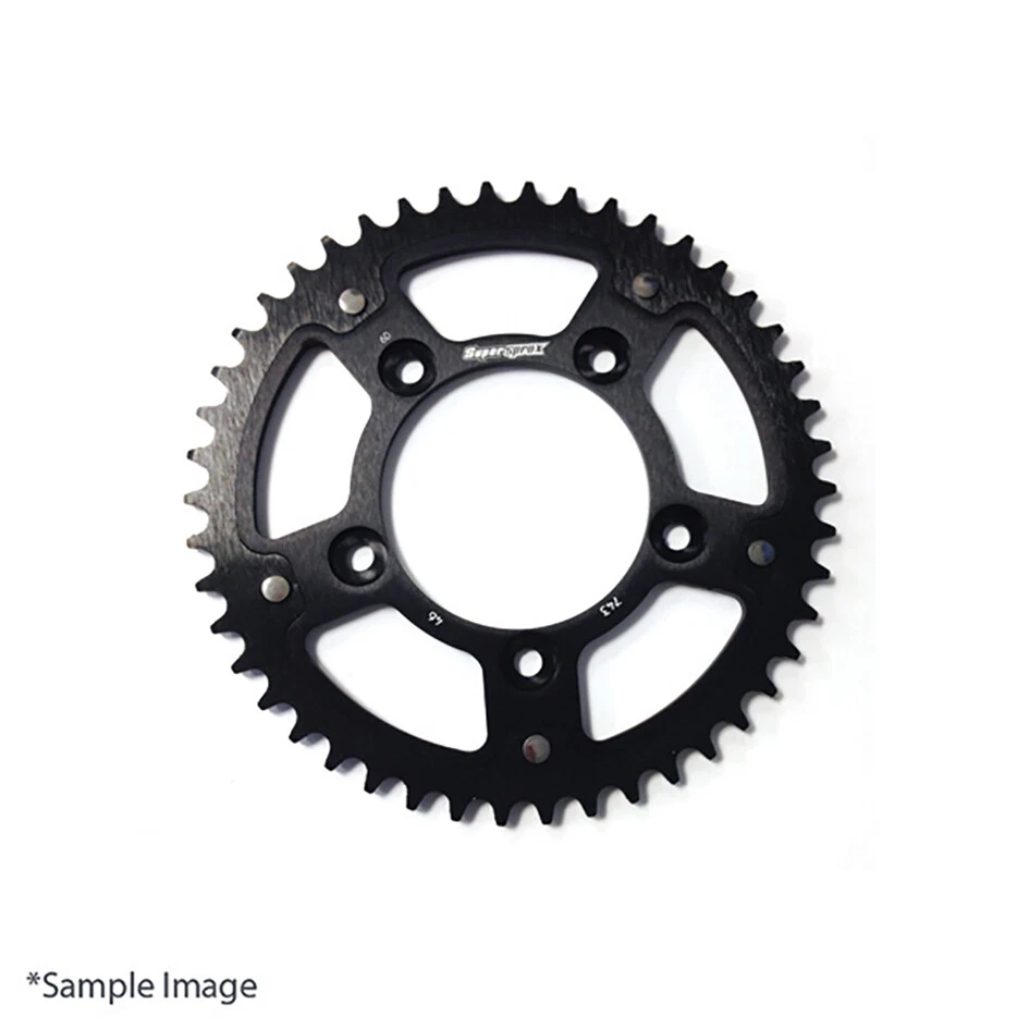Fits Suzuki GSX-R750 2011-2018 Supersprox Sprocket Black 45 teeth 480-45-BLACK - Image 1 of 1